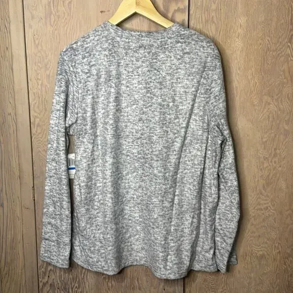 NWT Yarn & Sea Ultra-soft Gray Fleecy Night Owl Penguin Pajama Set Size XL - Picture 3 of 10